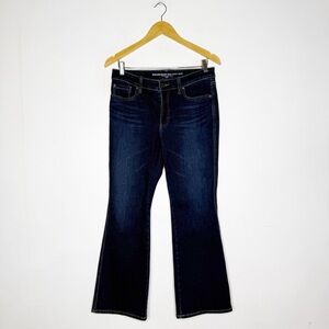 Chico’s .5 Petite Bootcut Define Me Denim Demi Boot Jeans Size 6 P Dark Wash